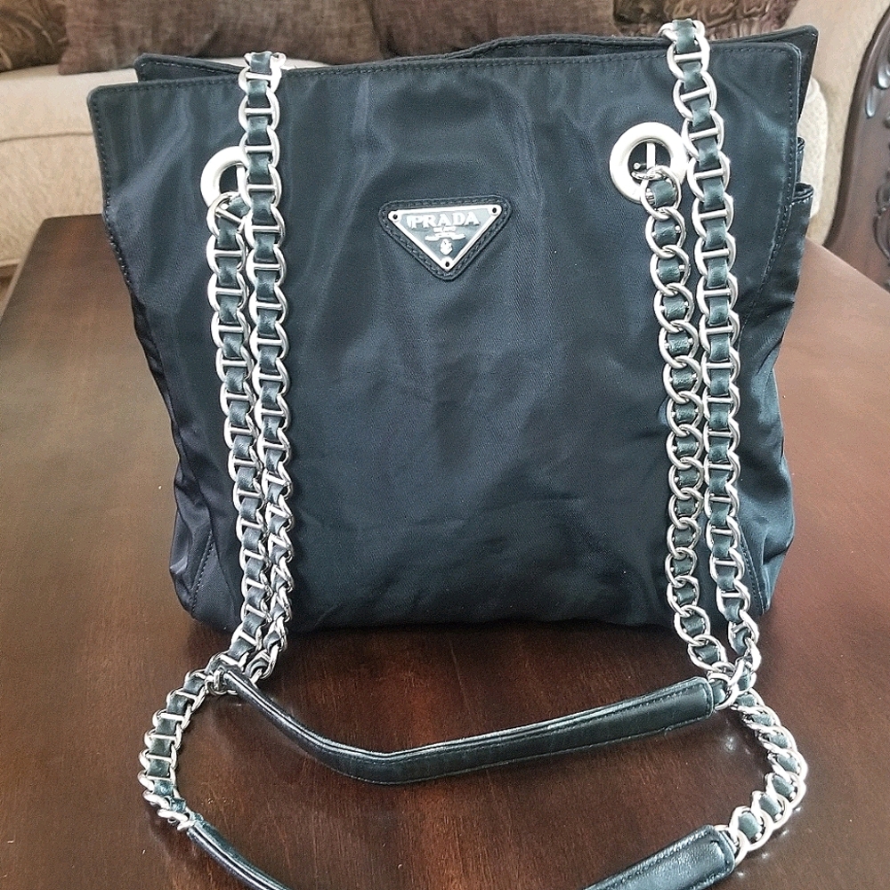 Prada Nylon Chain Bag